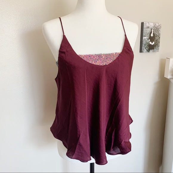 Free People Turn It On Cami In Vetiver Bloom Sz M - Picture 3 of 14
